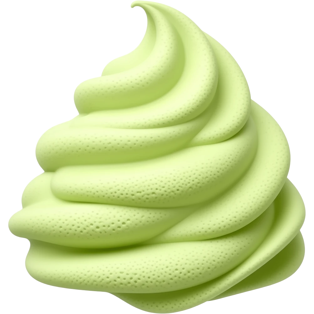 pistachio ice cream emoji