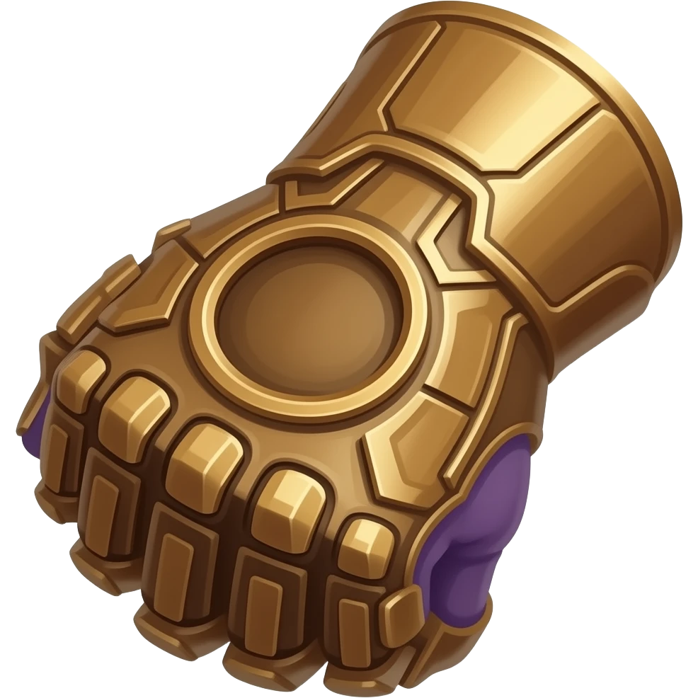Thanos gauntlet emoji