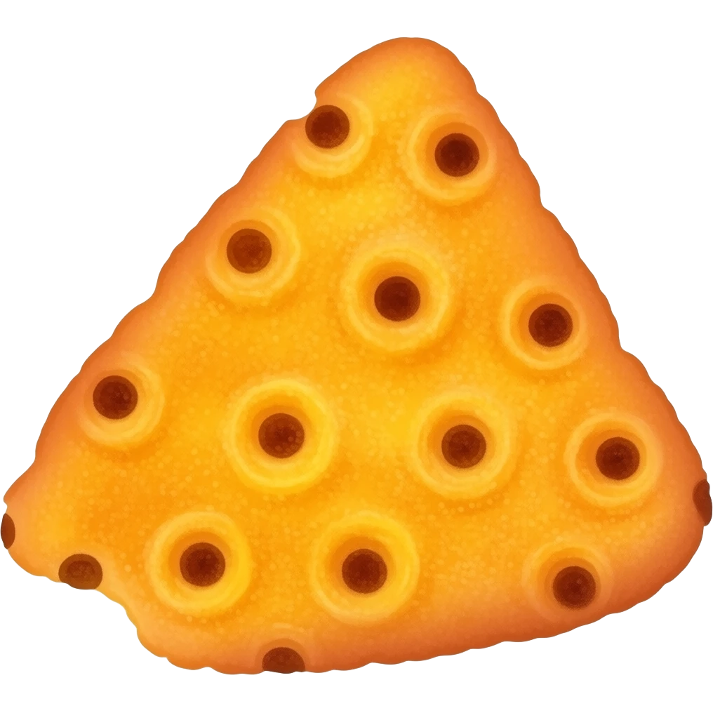 A spicy hot Cheeto chip crisp emoji