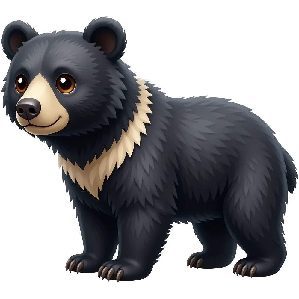 Spectacled bear emoji