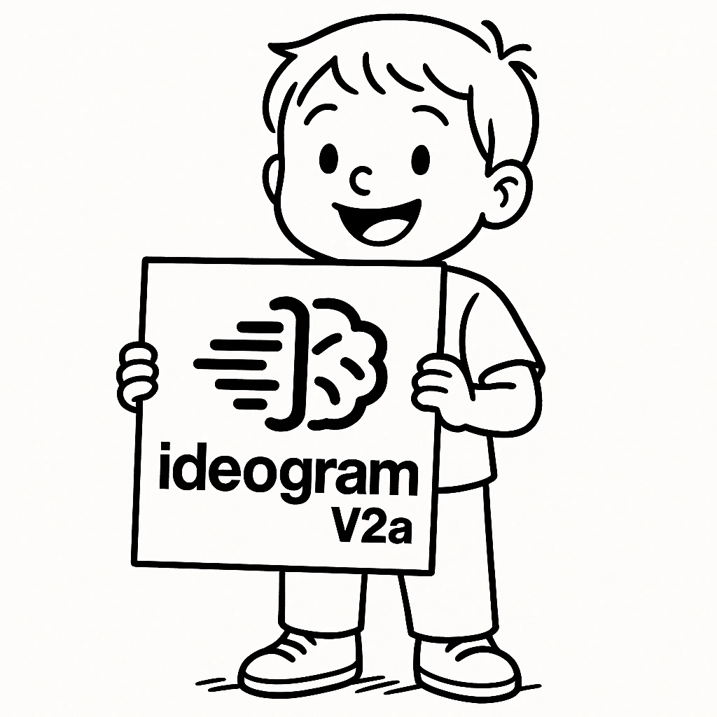 make drawing of a child holding a poster of this image emoji