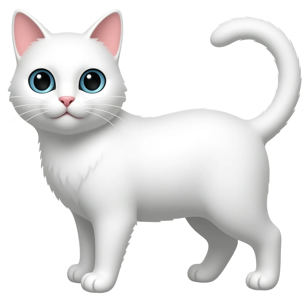 white cat emoji