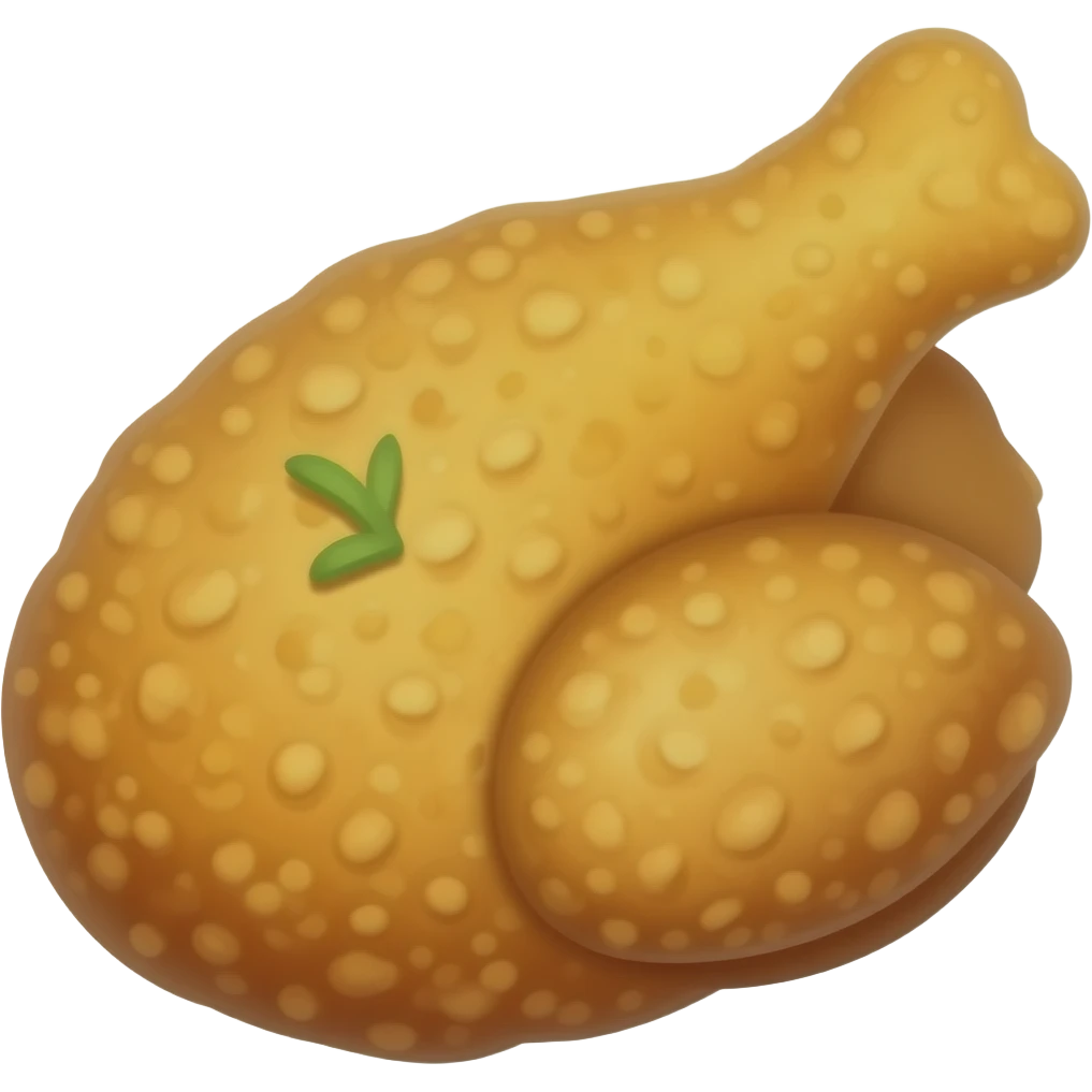 Chicken nugget emoji