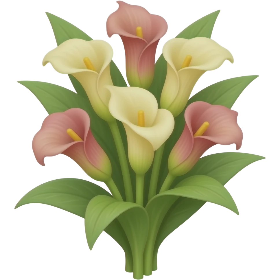 Cala lili bunch emoji