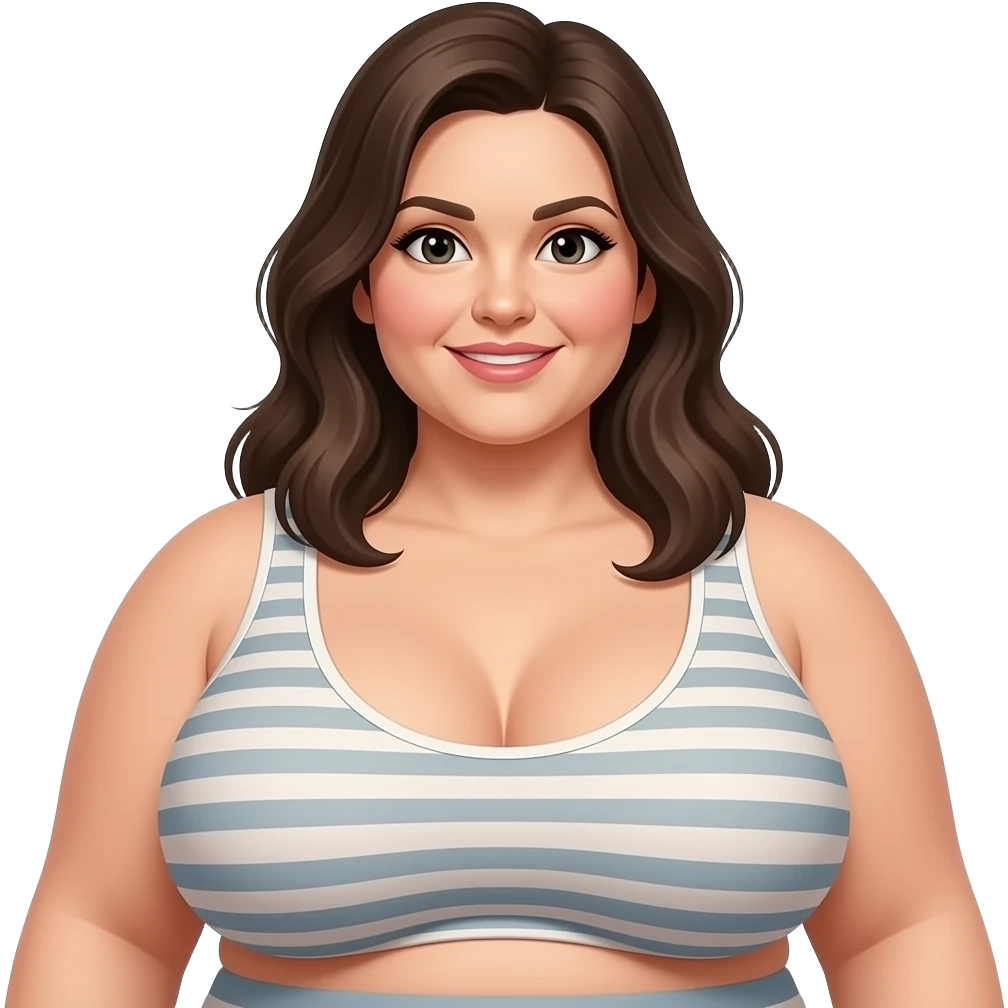 A women with gigantic boobs emoji