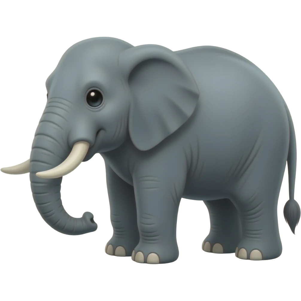 Elephant says moo emoji