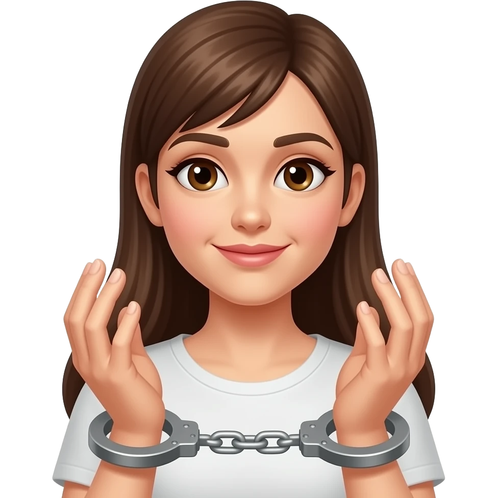Wife tied up handcuffs emoji