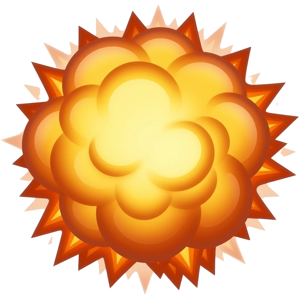 Explosion emoji