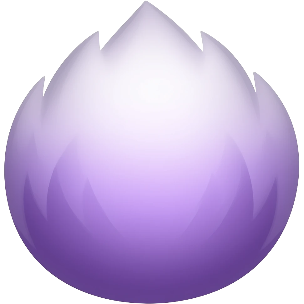 Purple rabbit tail emoji