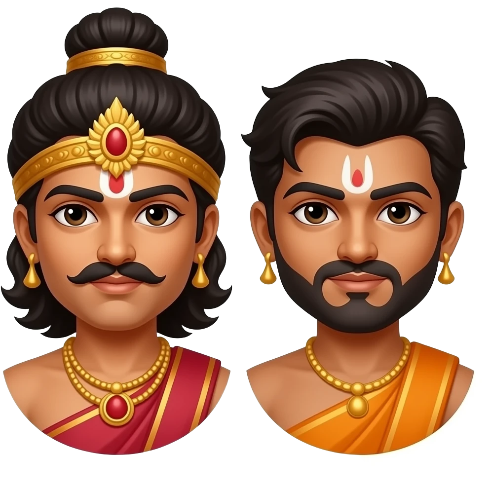 Bahubali and katappa emoji