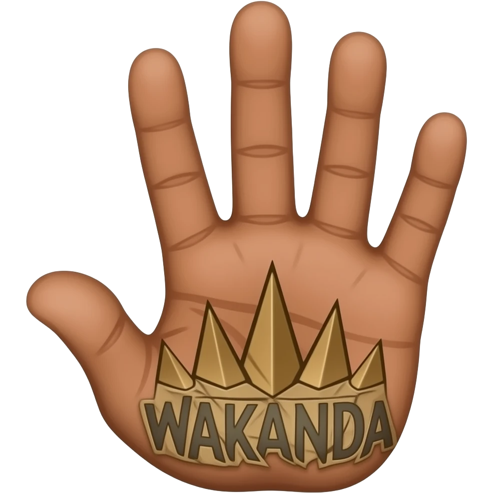 wakanda sign emoji