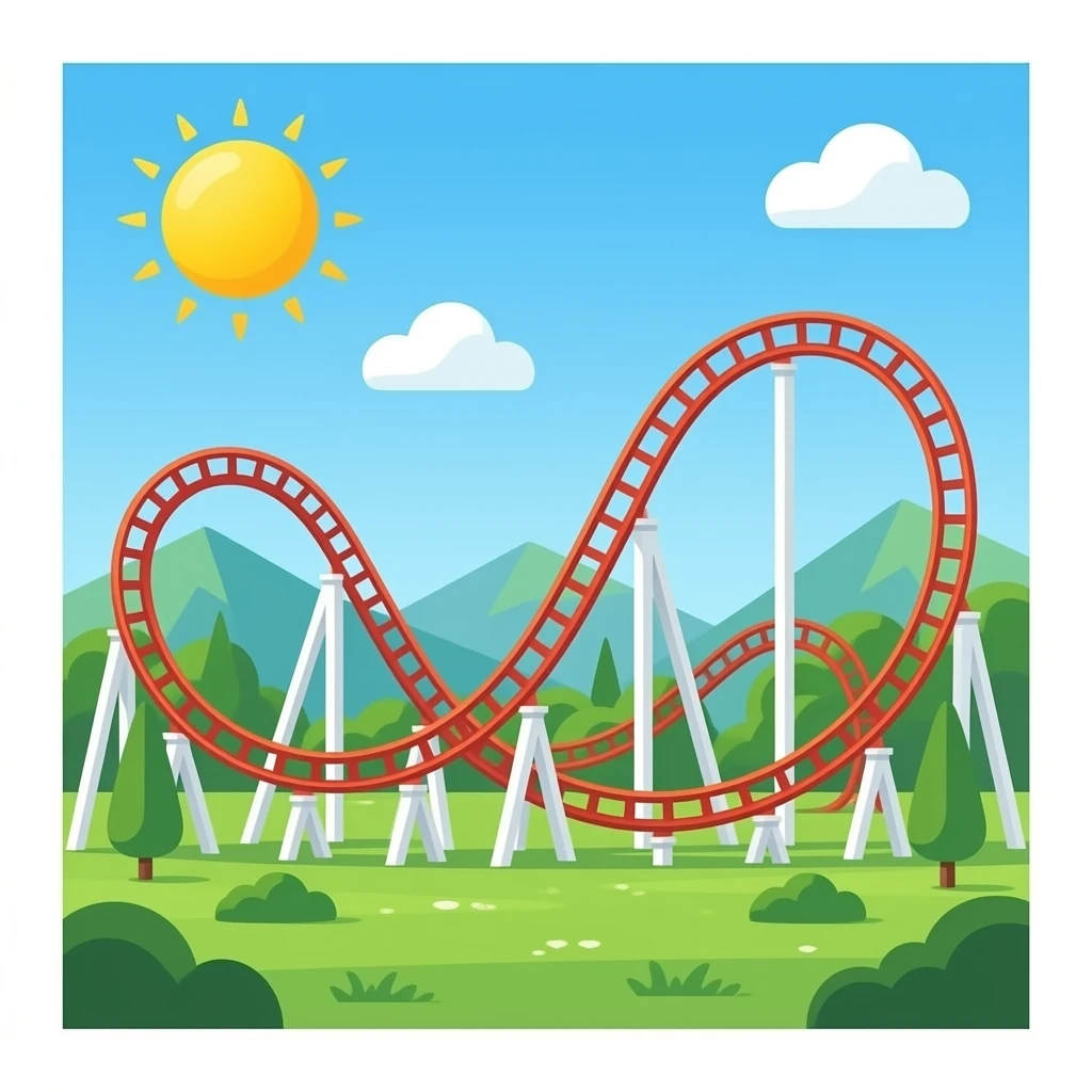 montaña rusa emoji