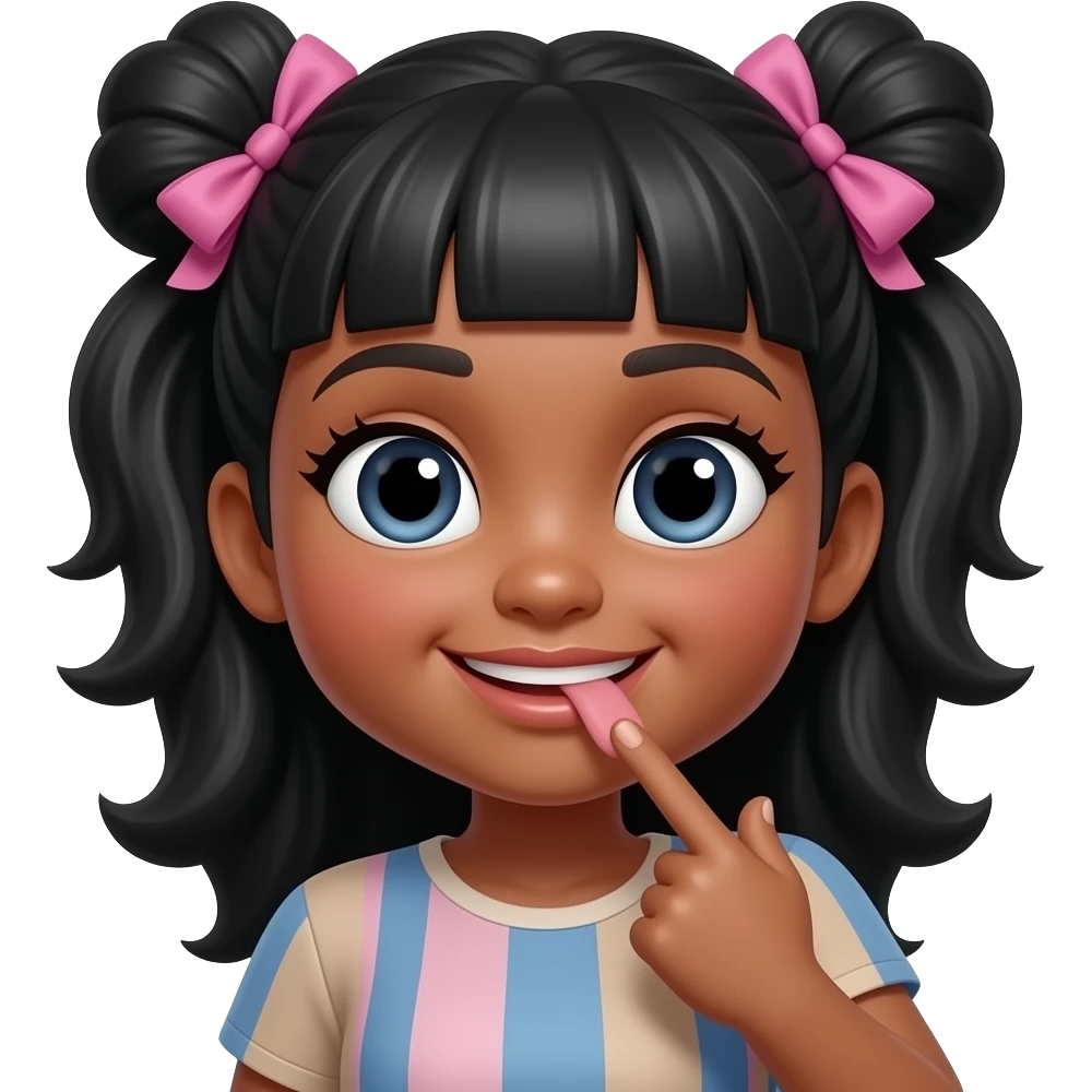 Skibidi toliet f-ing a black girl emoji