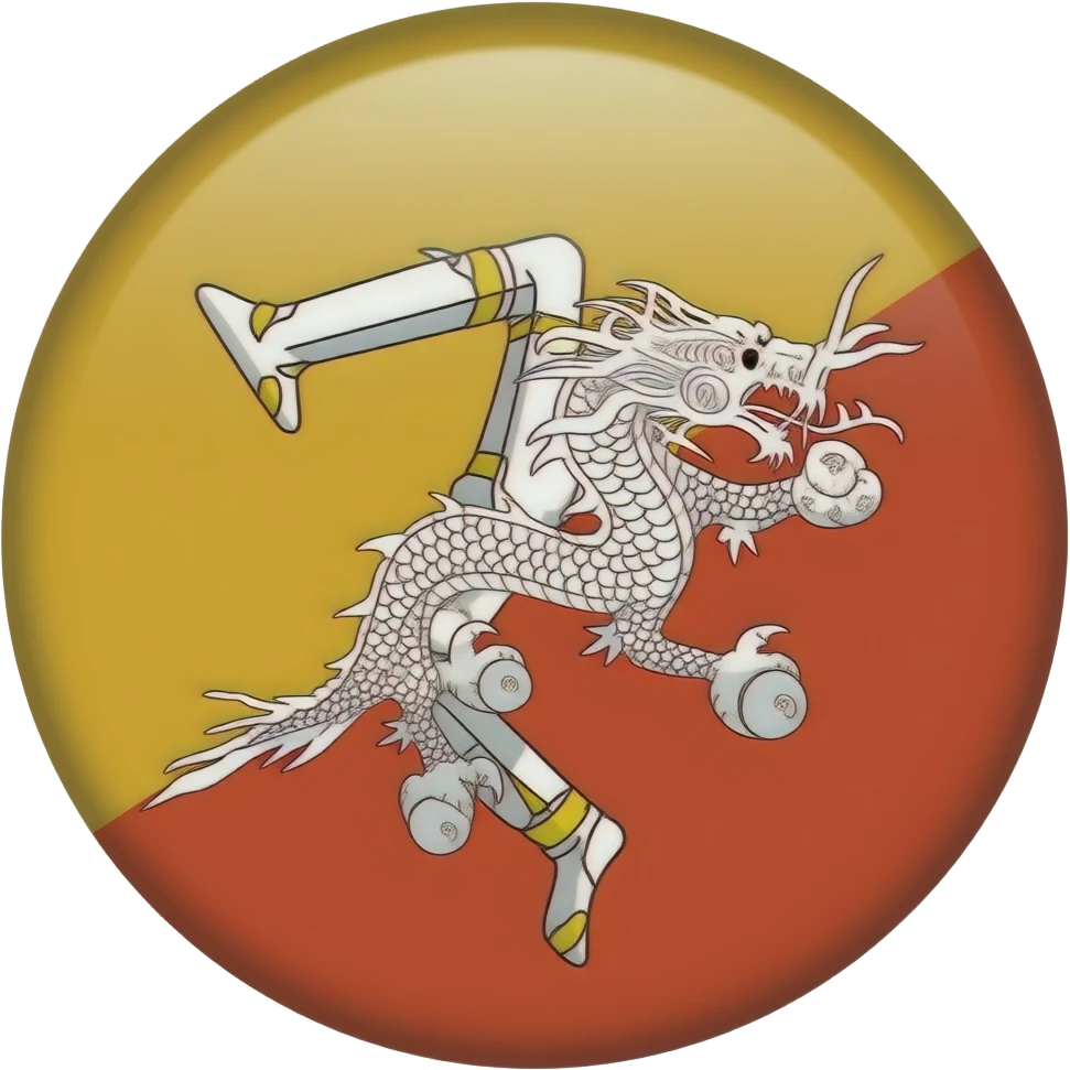 unisci queste due emoji 🇧🇹🇮🇲 ,nella bandiera gialla rossa togli quel segno e metti il segno che trovi dentro la bandiera rossa emoji