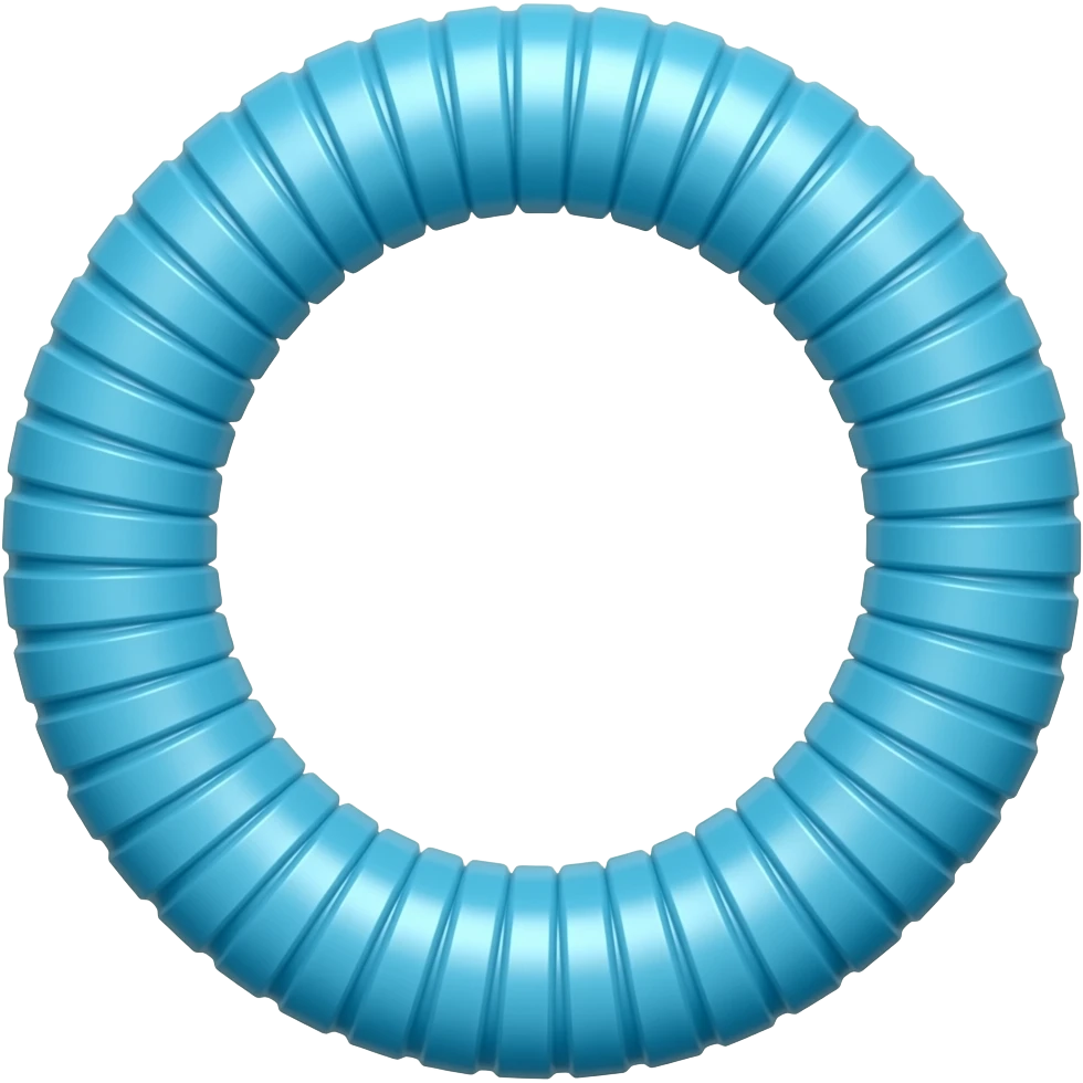 cyan flexible hose emoji