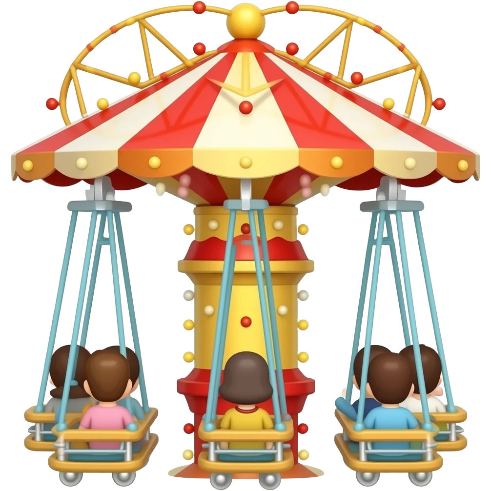 Funfair ride that goes up and down emoji