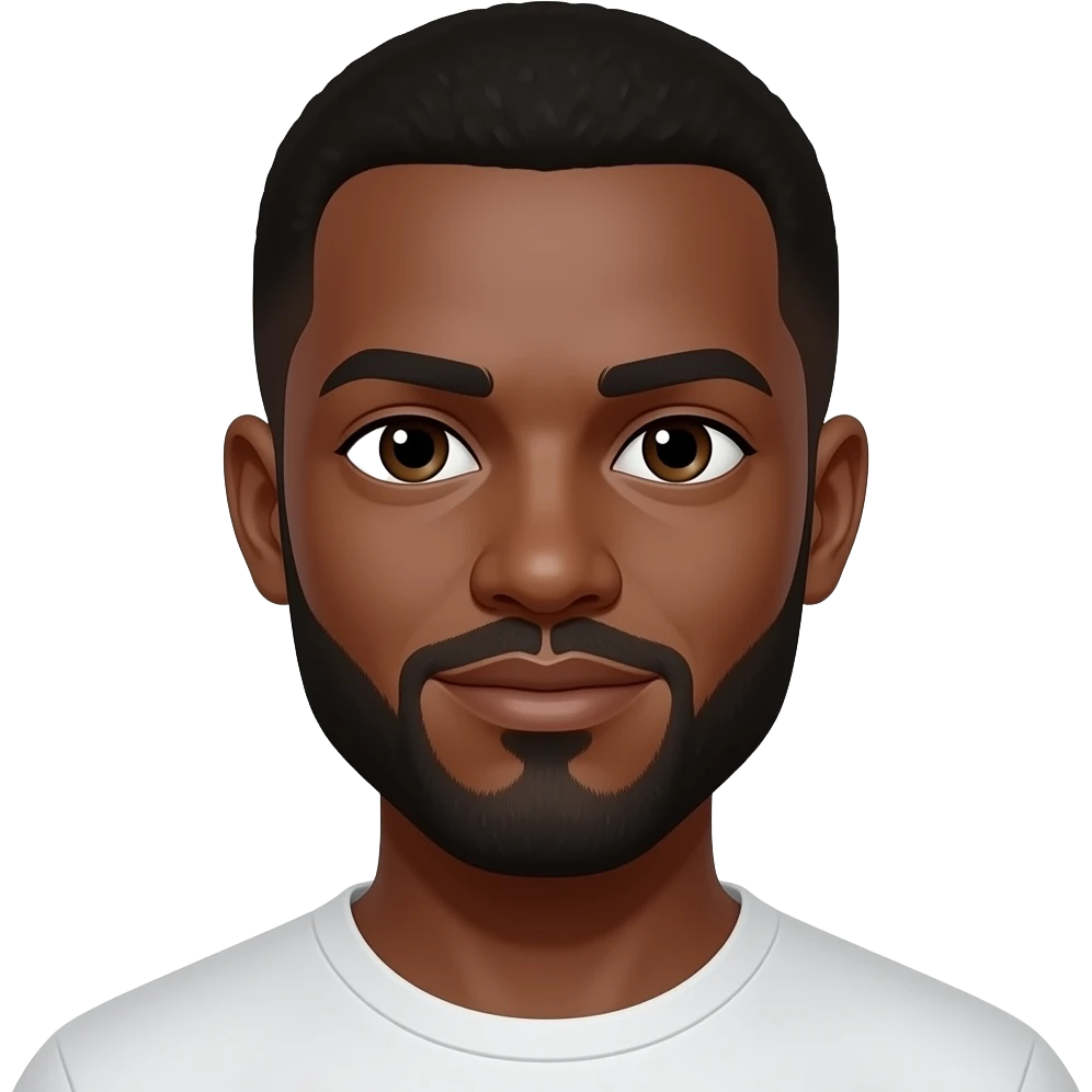 African American man emoji