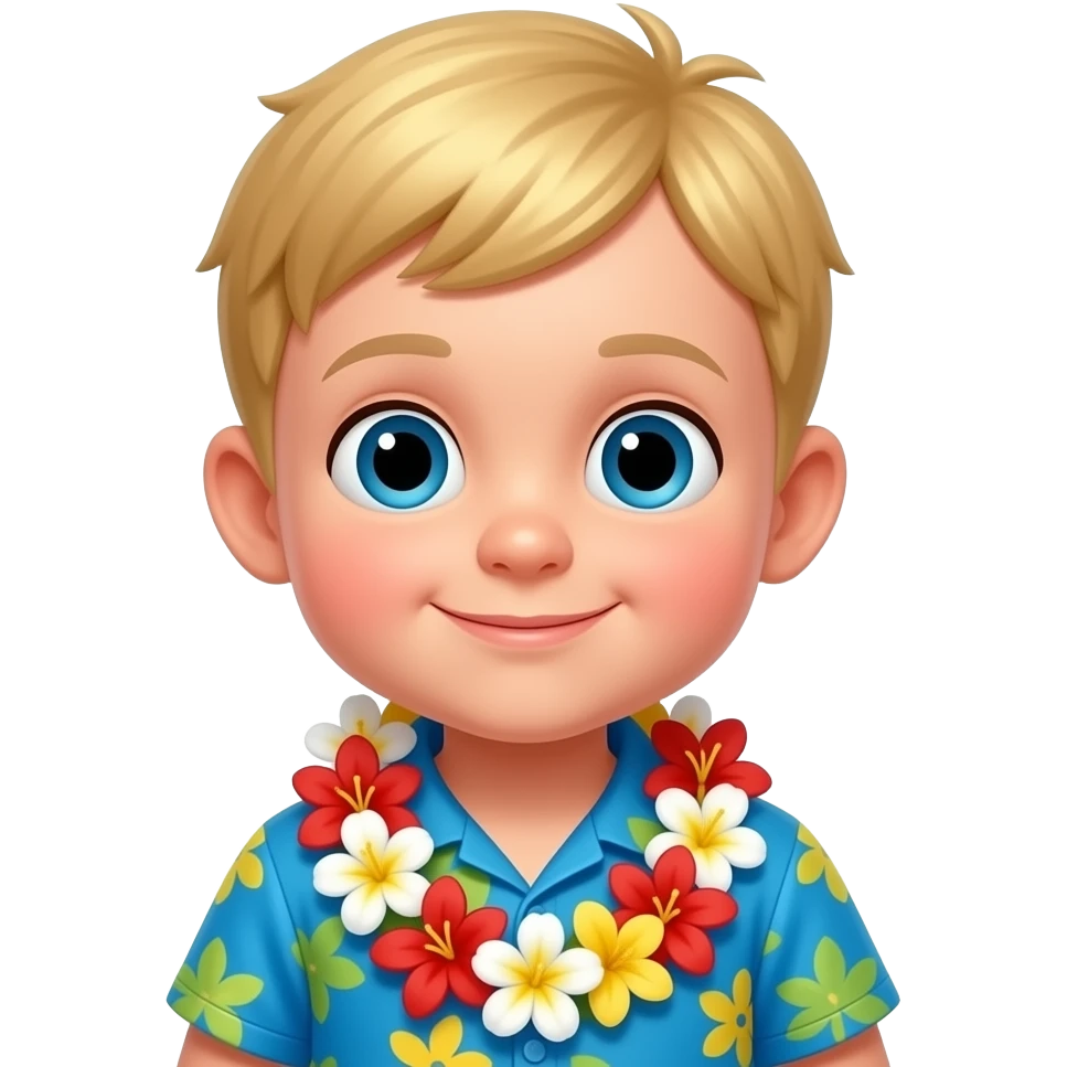 Baby boy Hawaiian menehune in preschool more menehune from Hawaii blonde baby going to school emoji