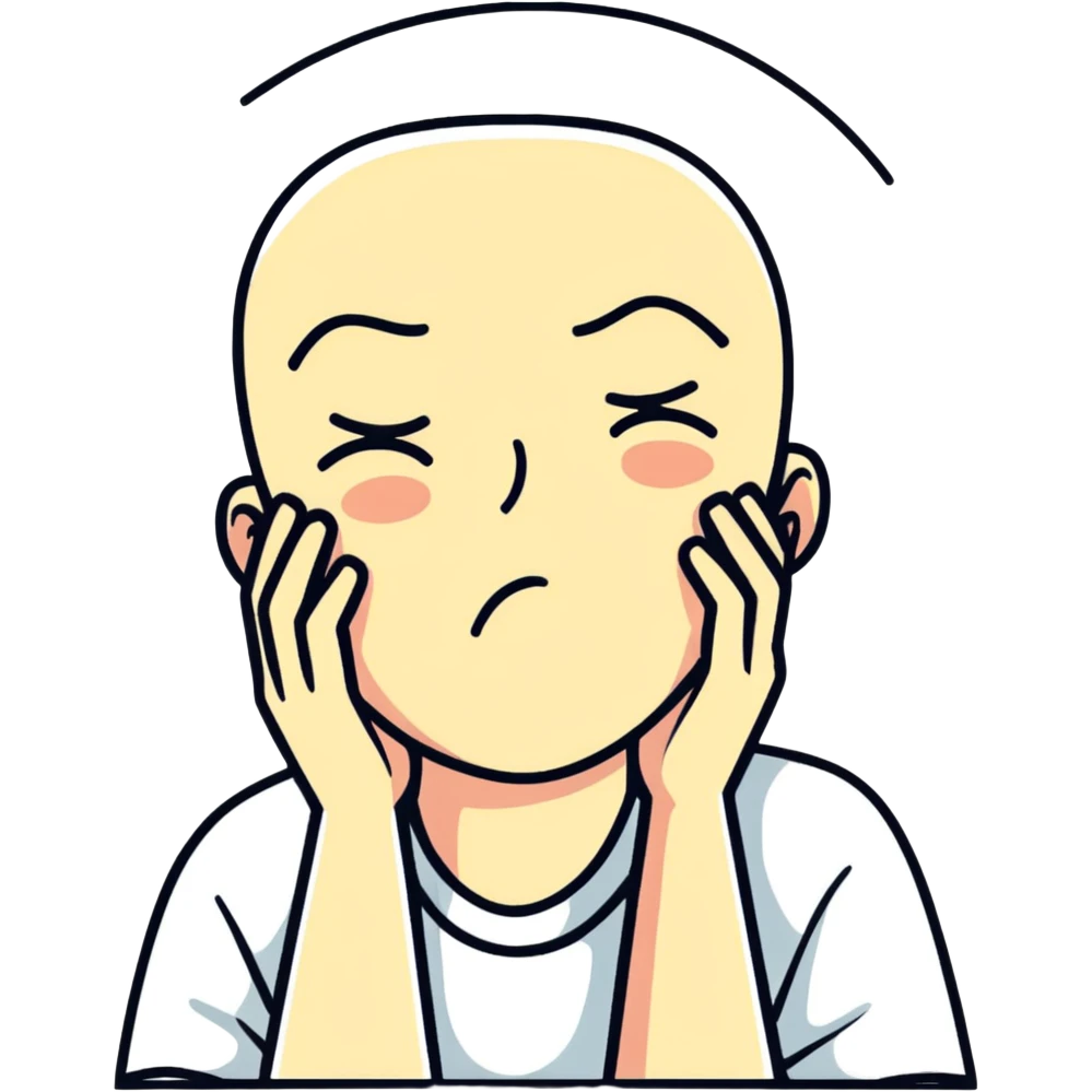 Stressed emoji
