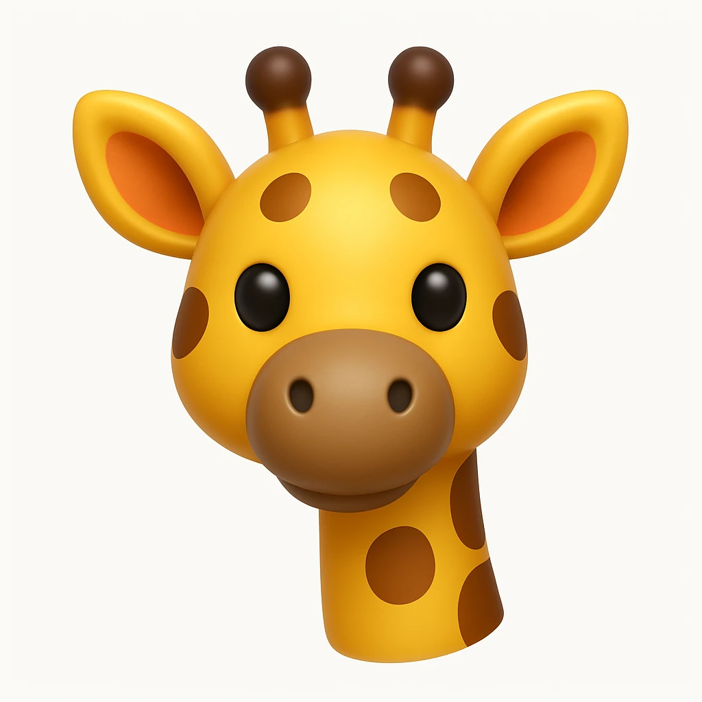 Convert the uploaded image into a 3D Apple-style emoji — preserve the key shapes, colors, and overall composition of the original image. Simplify the forms into clean, rounded cartoon-style elements while keeping the subject recognizable. Apply glossy textures, soft lighting, smooth shading, and render everything in Apple emoji style on a clean white background emoji