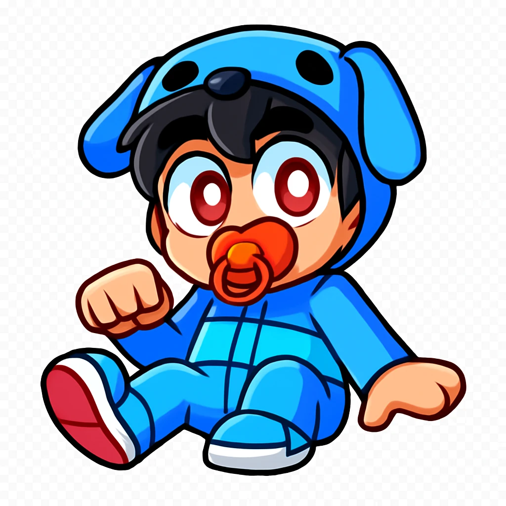 Extract the character from the background, including the clothes and accessories they are wearing, and place on a transparent background. Keep the original style and appearance exactly the same. and separately give me the picture

 emoji