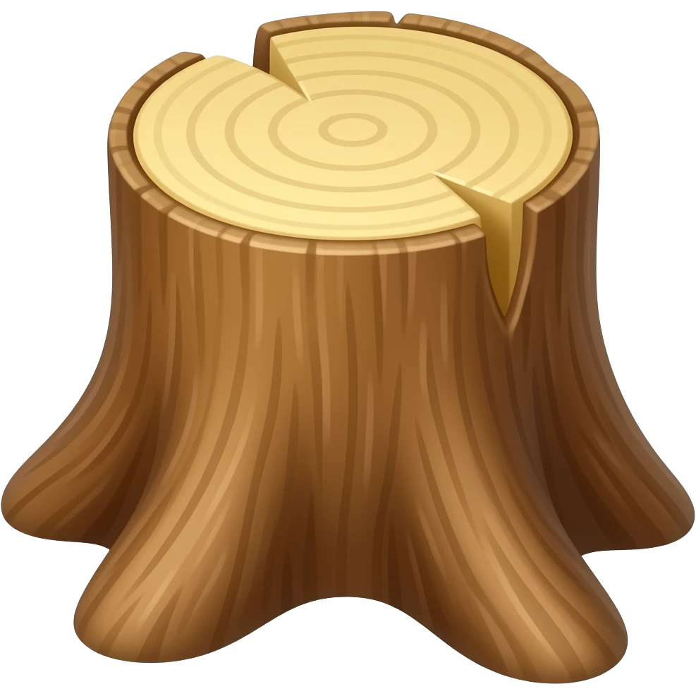 Tree Stump emoji