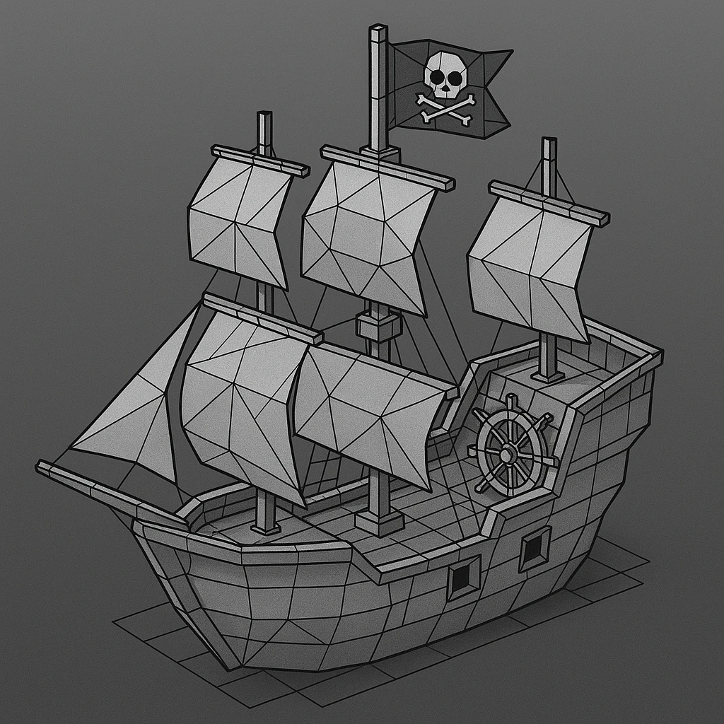 pirate ship emoji