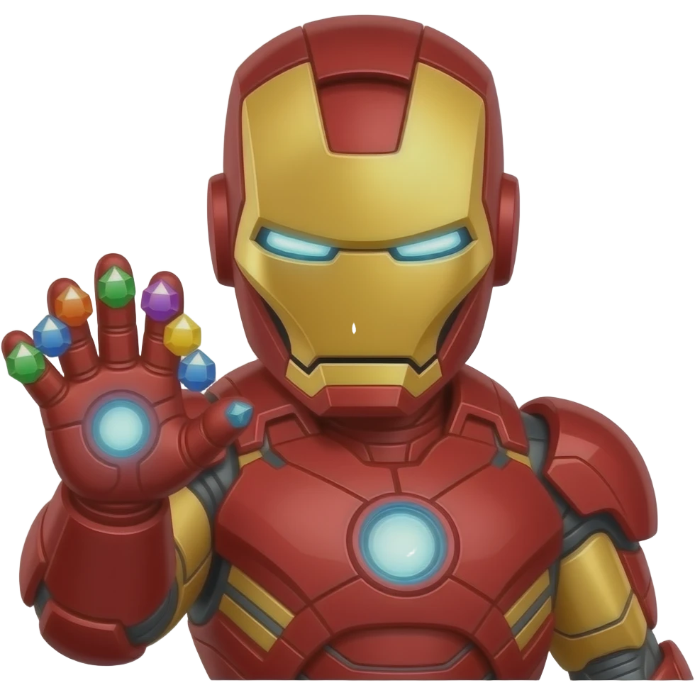 i said infinite stones iron man emoji