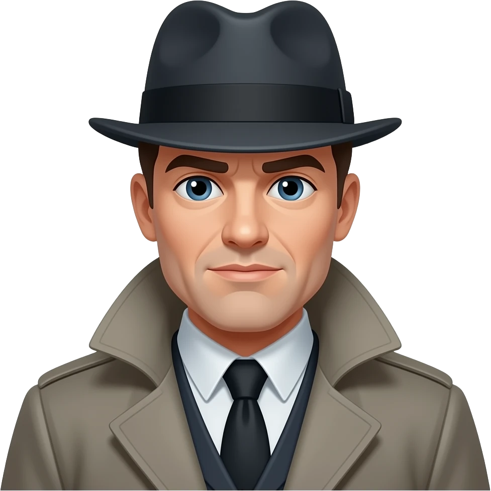 male detective emoji