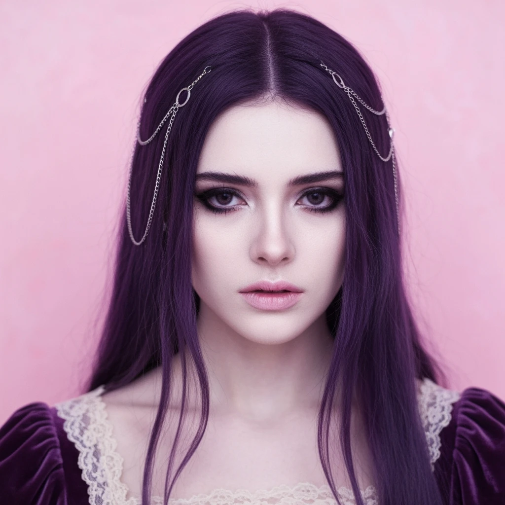 pastel goth profile picture, cute, expressive, minimal, variation 2 emoji