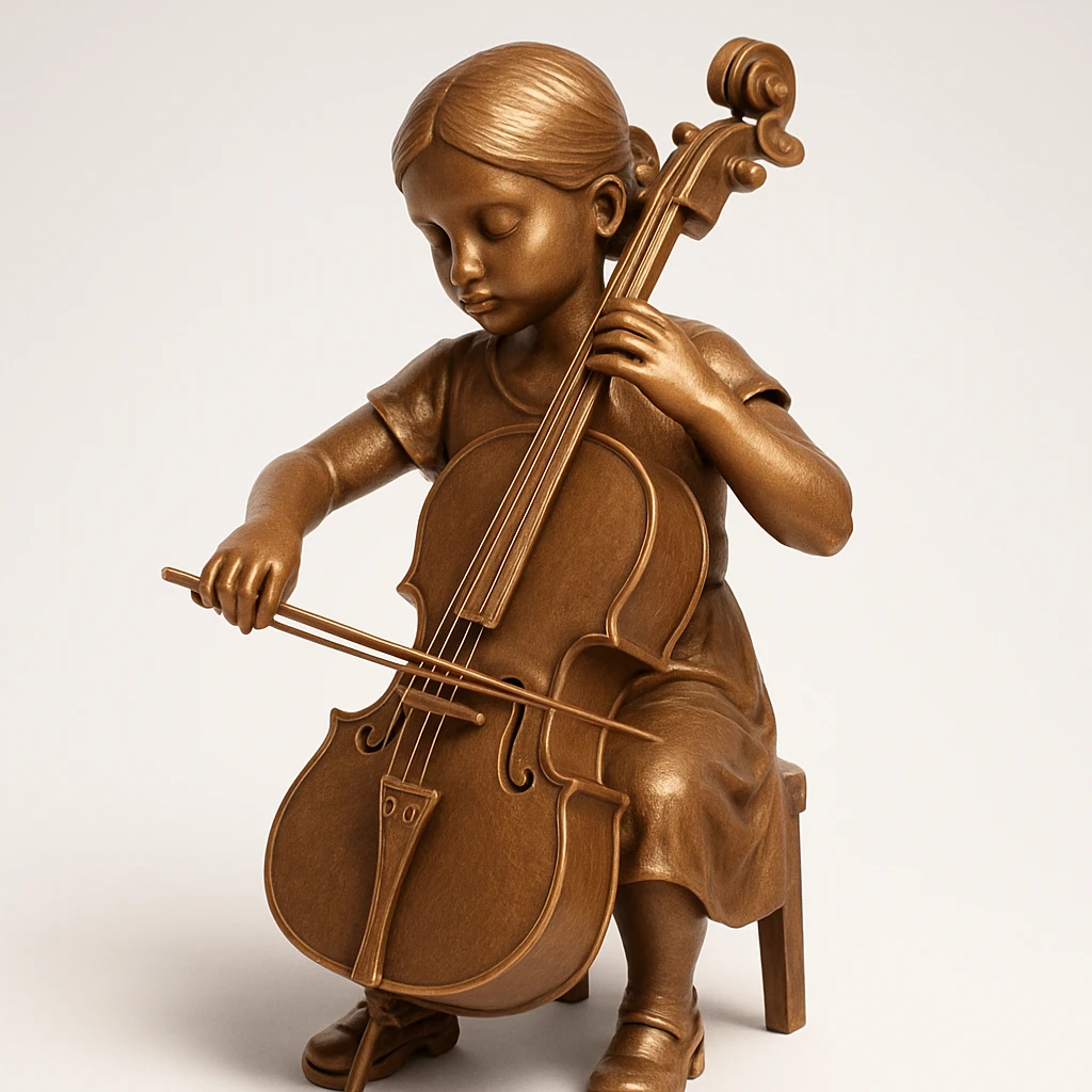 girl playing cello emoji