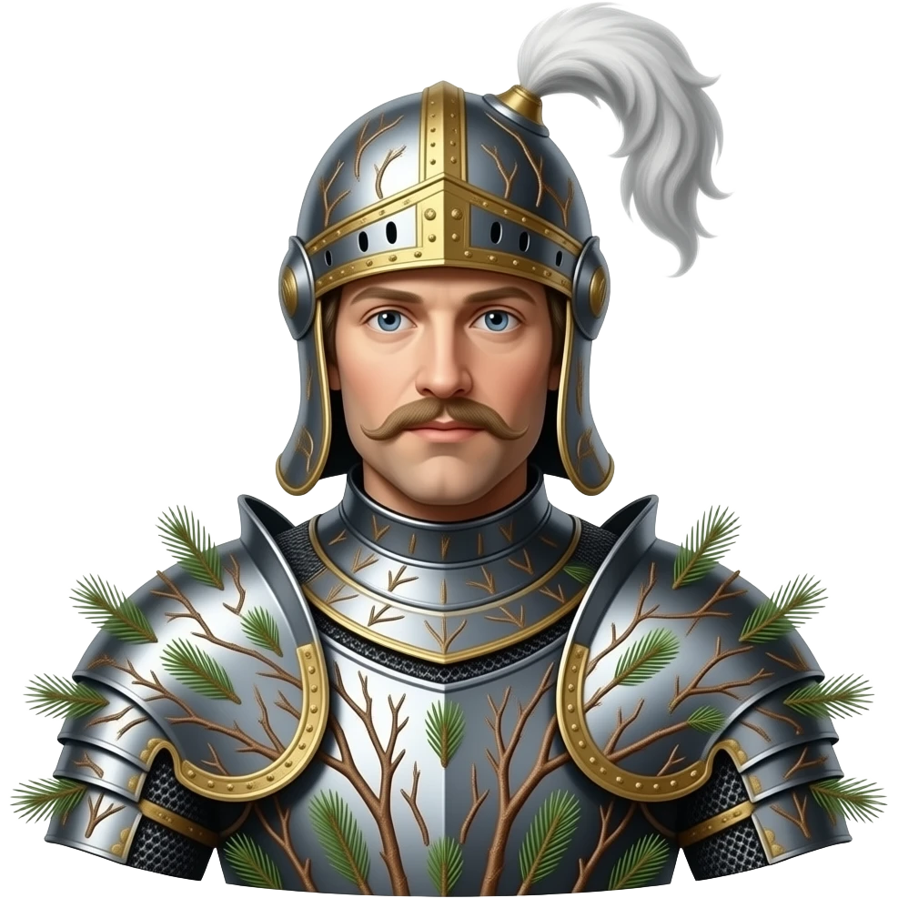 Giuseppe Arcimboldo twigs medieval Winter Knight emoji