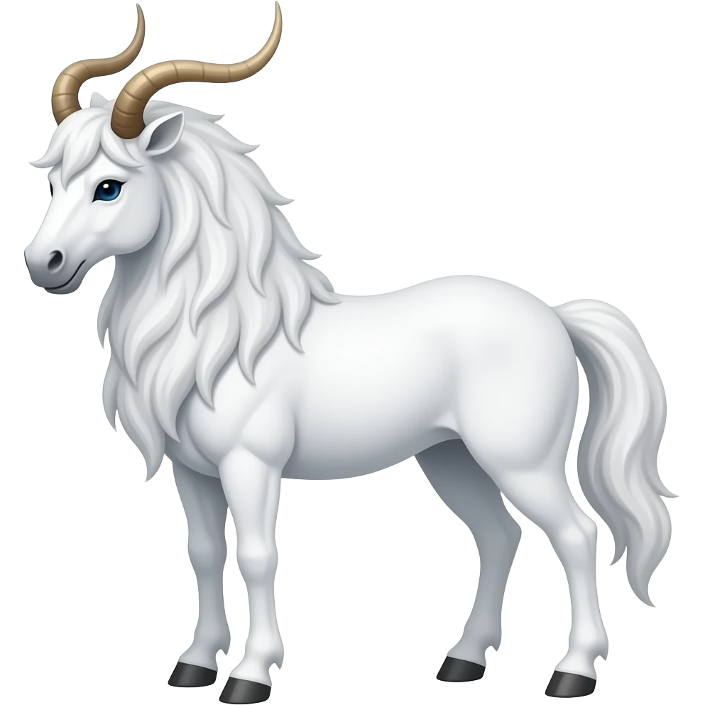 White kirin emoji