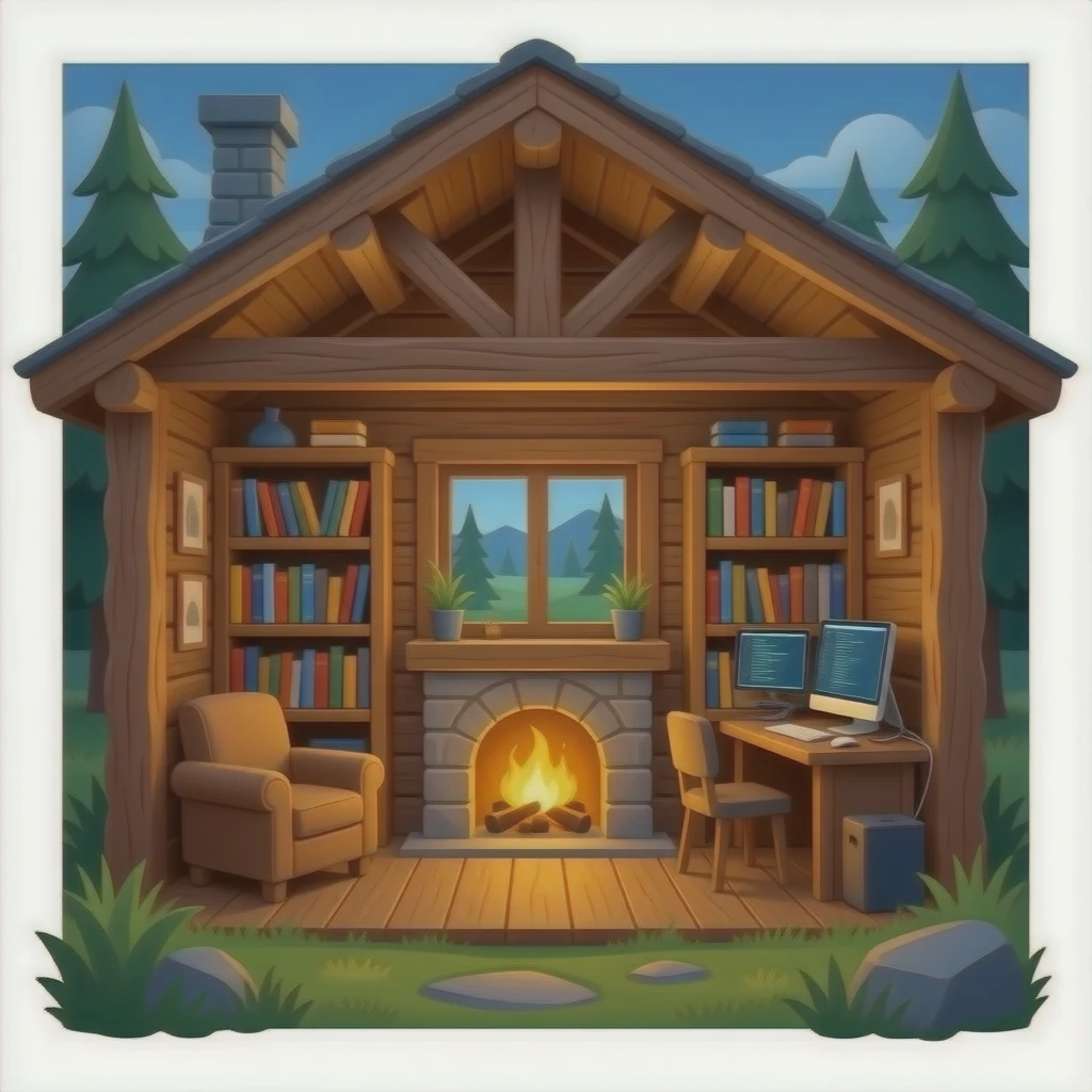 Тепло домашнего очага, но в контектсе вайбкодинга + избы-читальни emoji