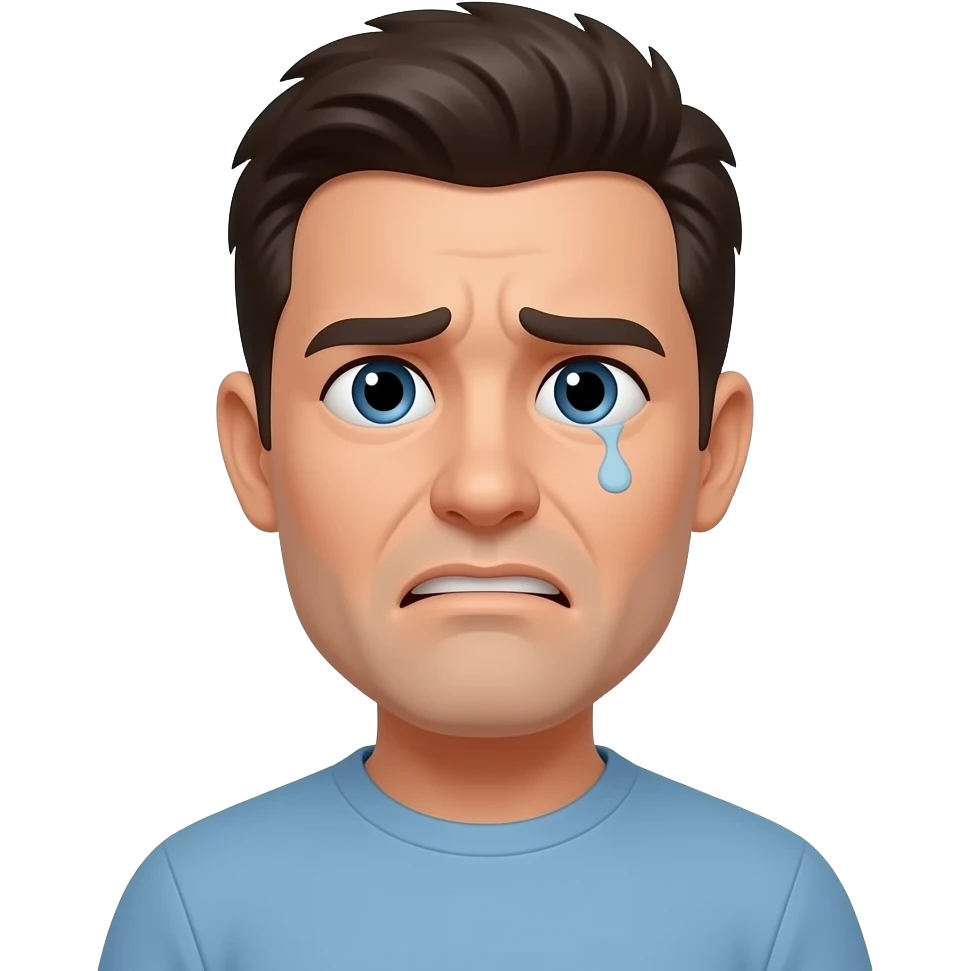 crea un emoji de una persona estresada emoji