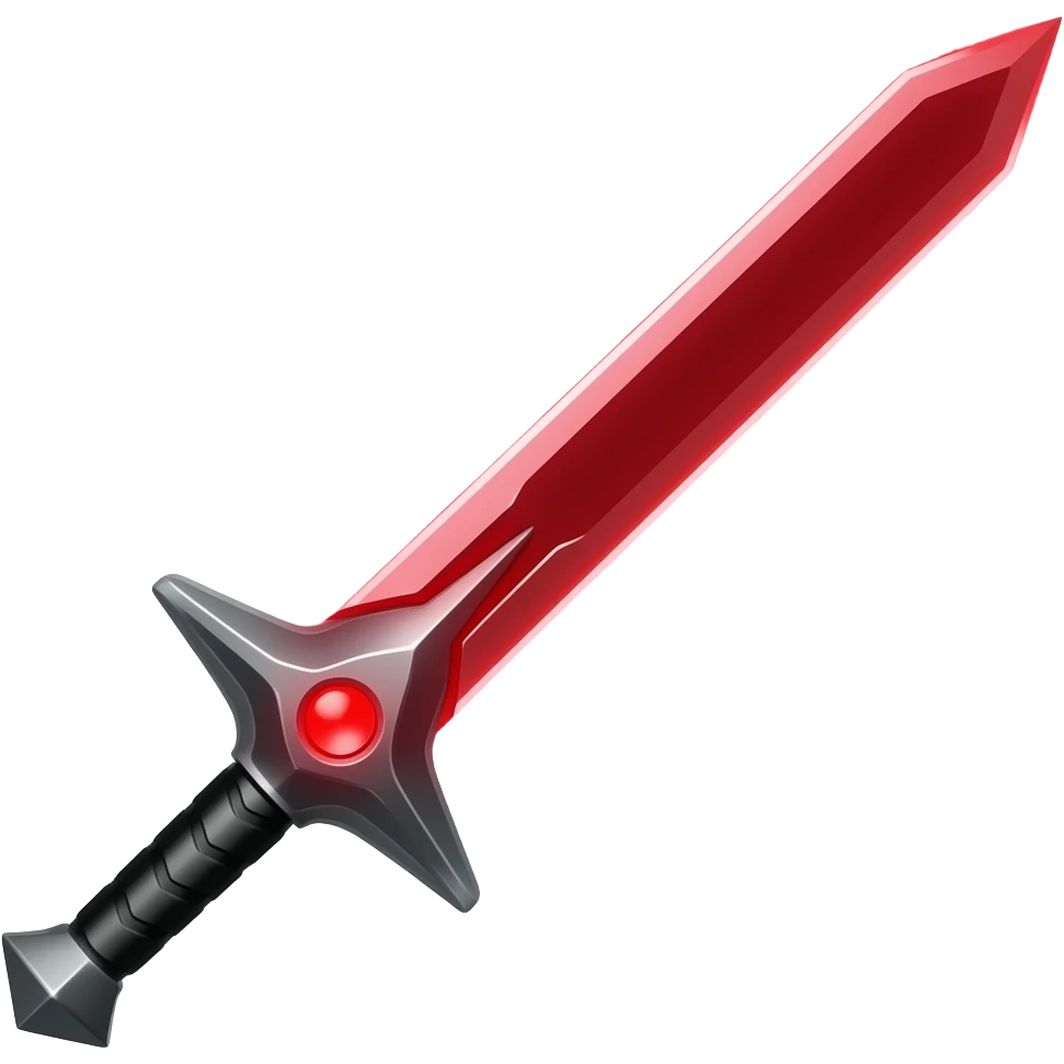A red future sword emoji