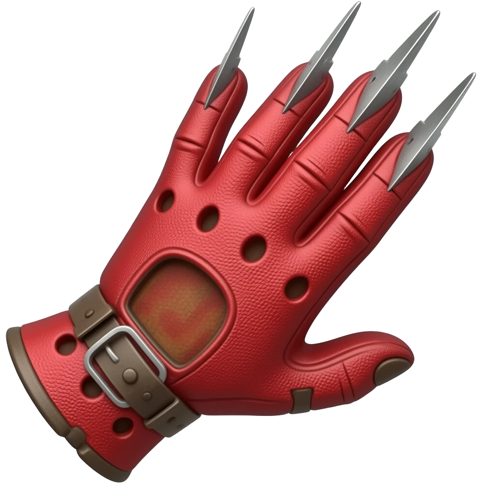 Freddy kruger glove emoji