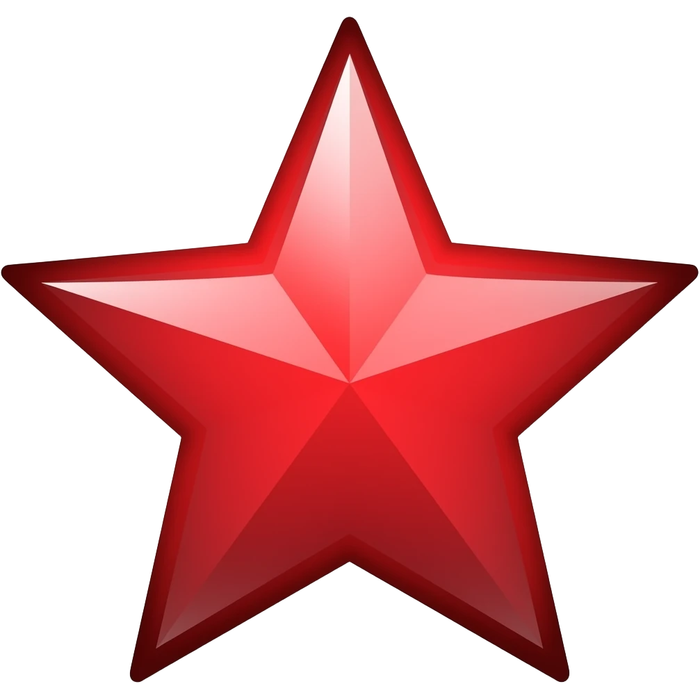Red star emoji