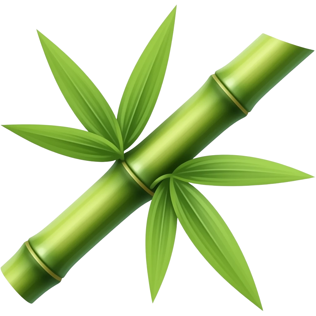 One Bamboo no leaves emoji