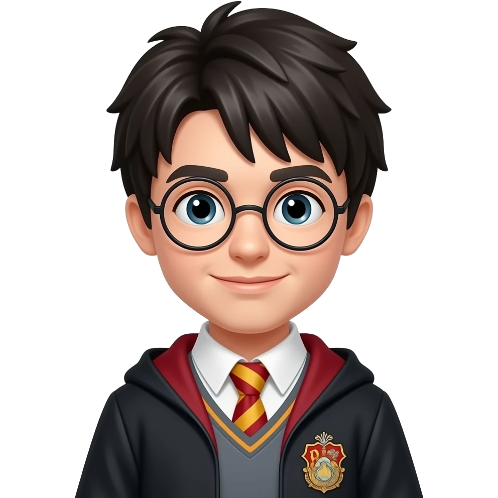 White Harry Potter emoji