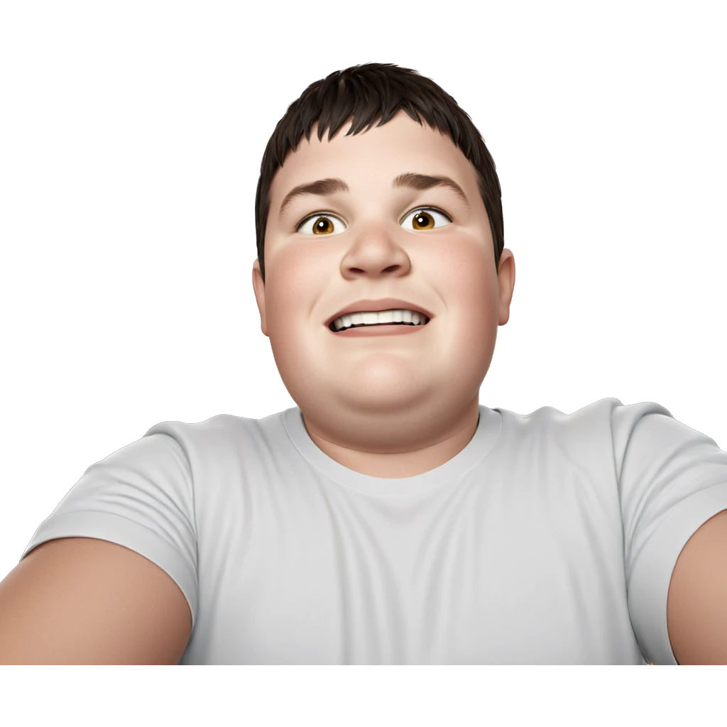 realistic portrait of boy emoji