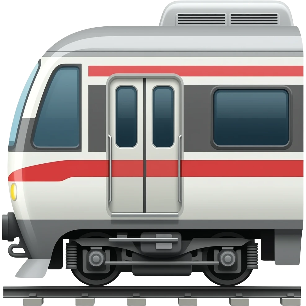 Train side view emoji