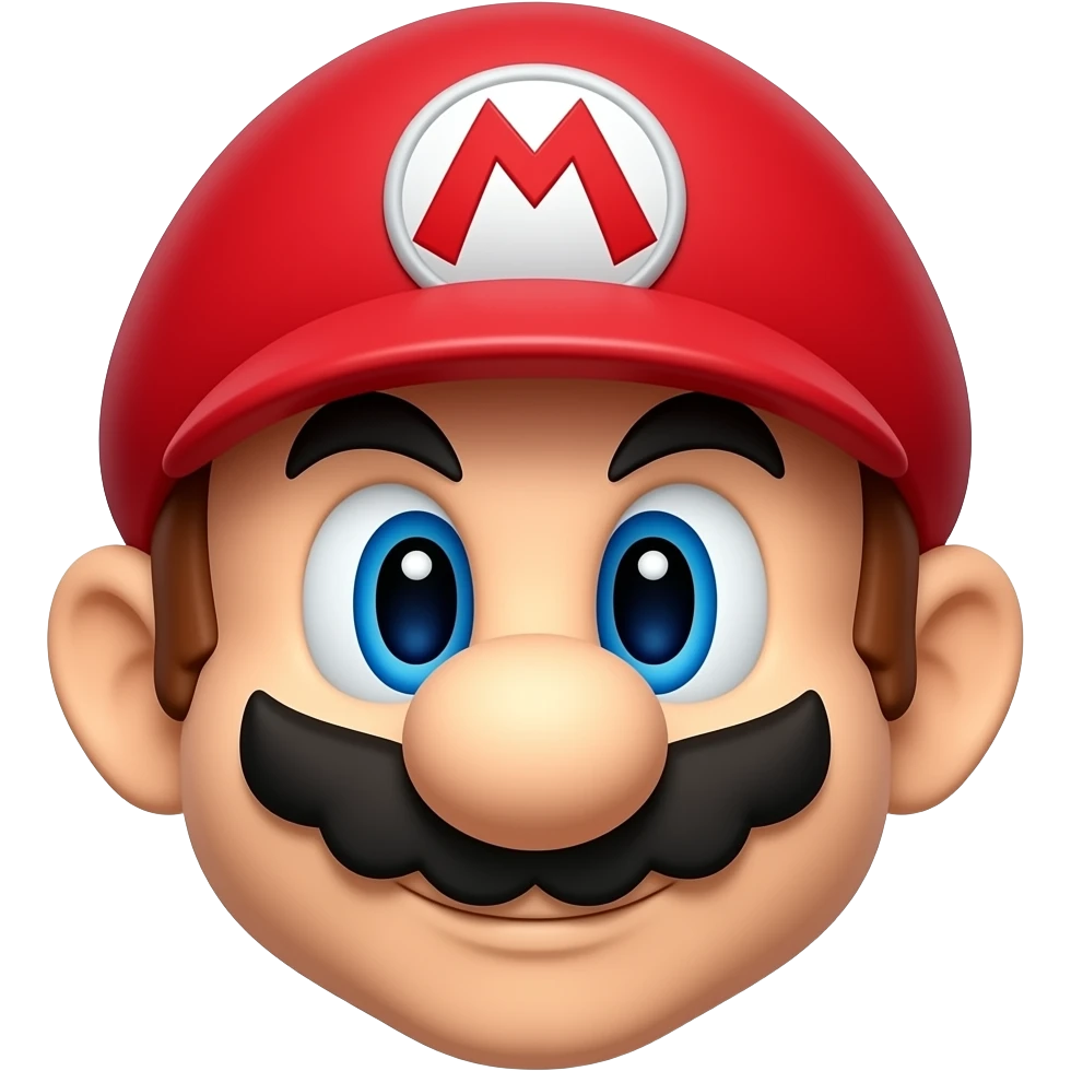 Super Mario hanya mask emoji