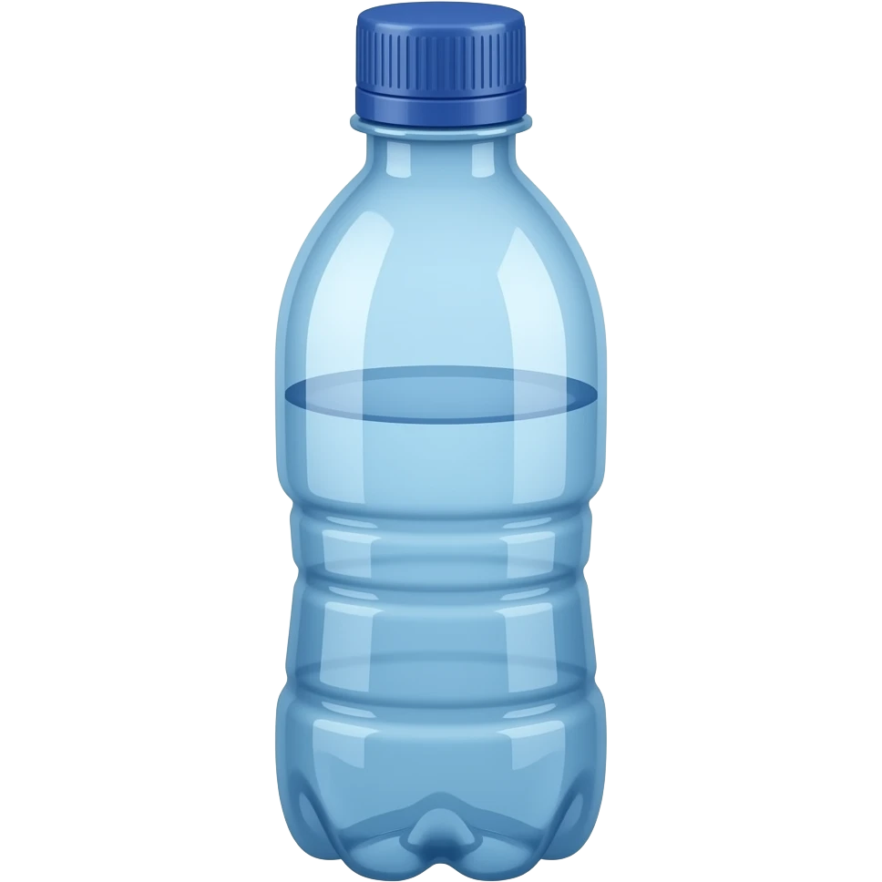 Mini botella de agua emoji