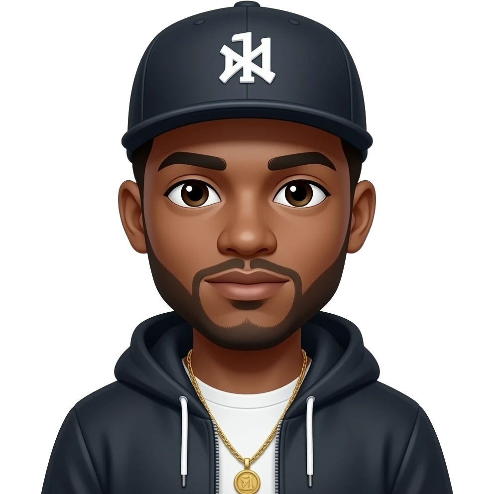 African-American hip-hop guy emoji