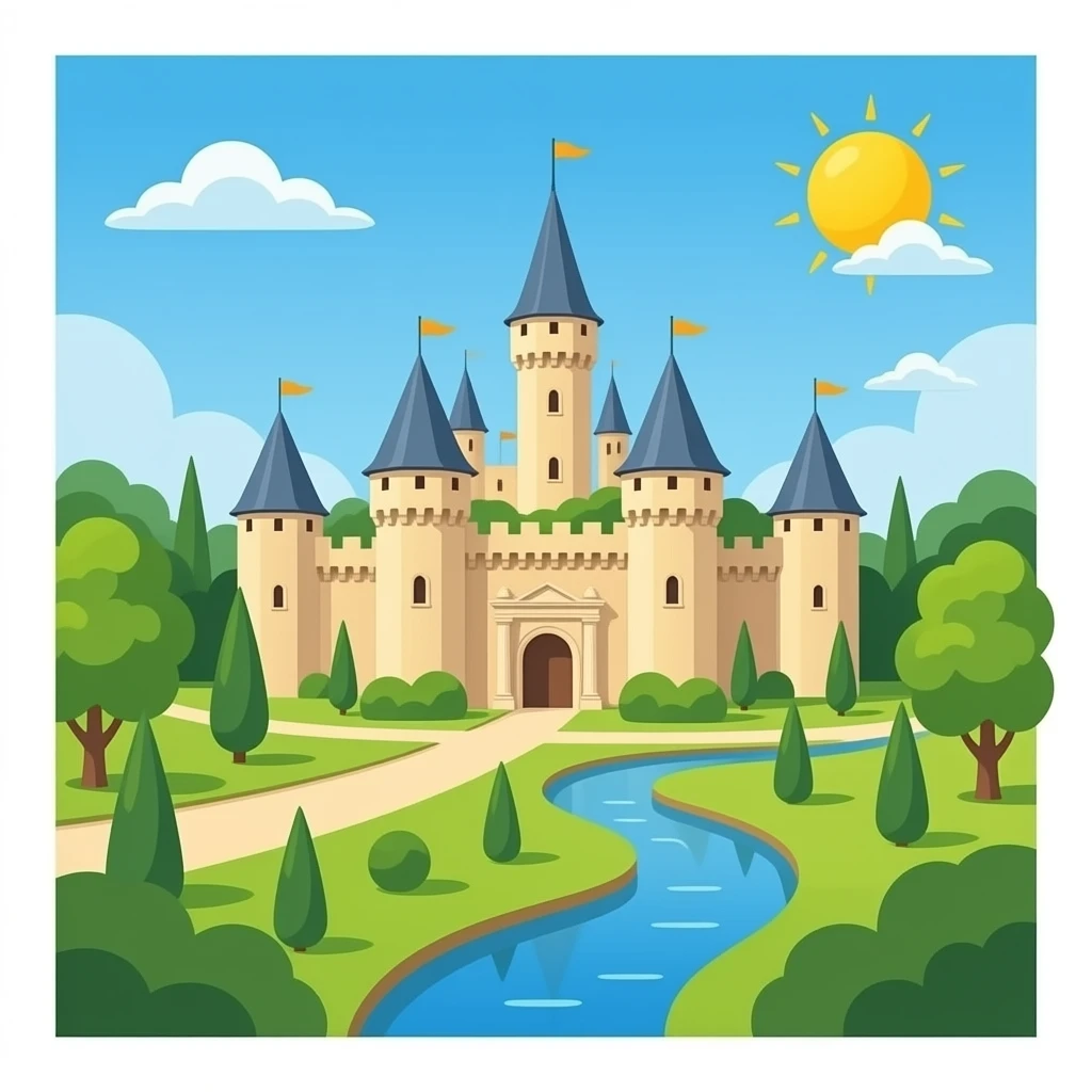 Crée un emoji concernant le parc du Puy du fou en france emoji
