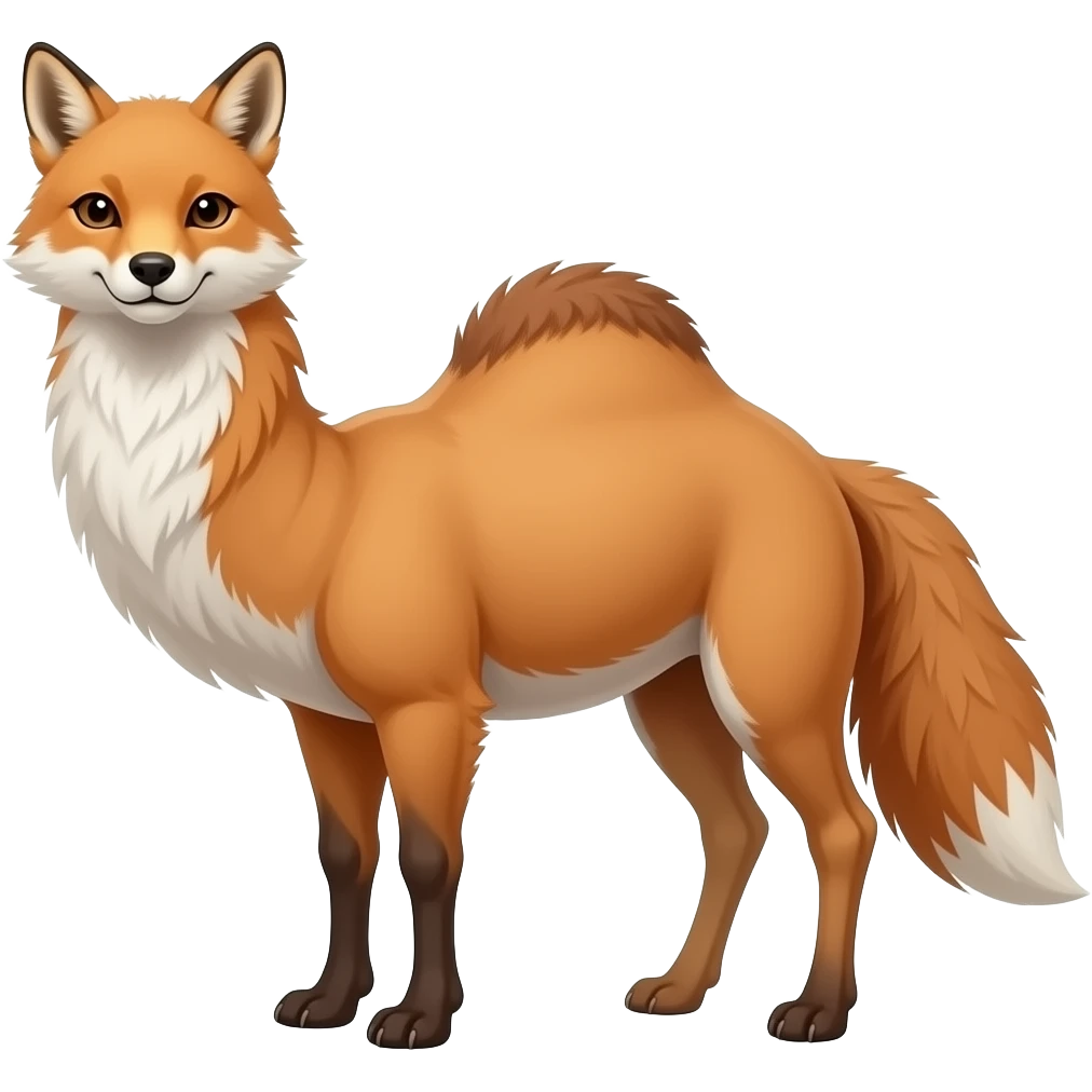 Hybird camel fox emoji