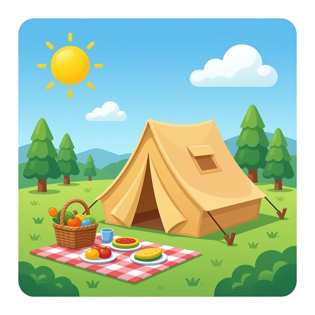 picnic tent emoji