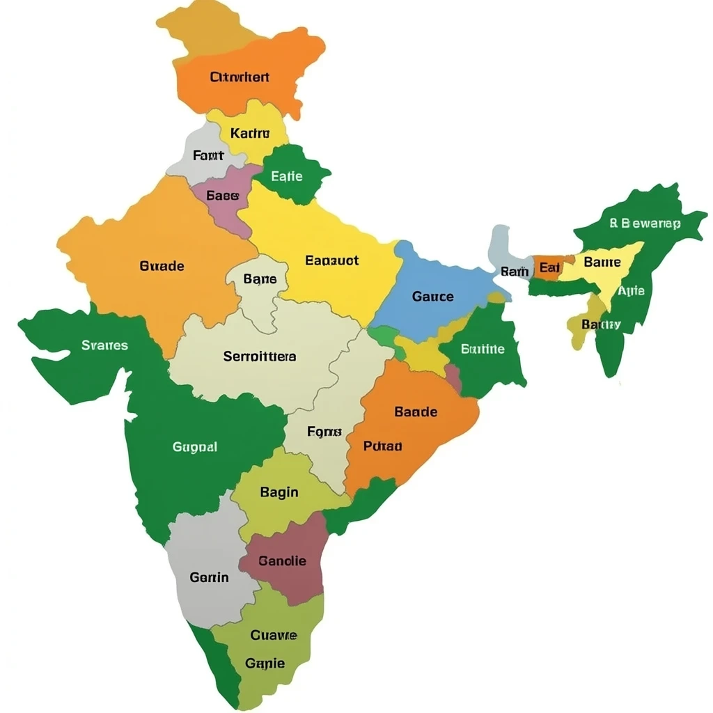india map with 28 state and 8 union territory emoji
