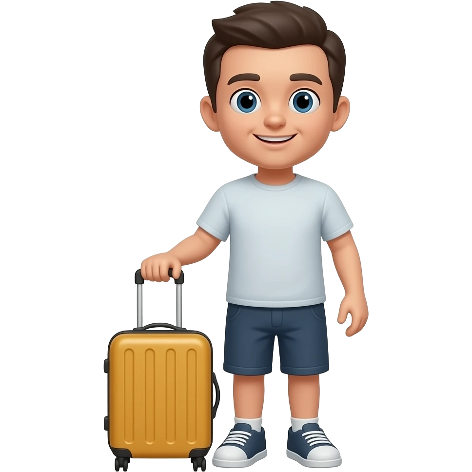 besuch mit koffer emoji